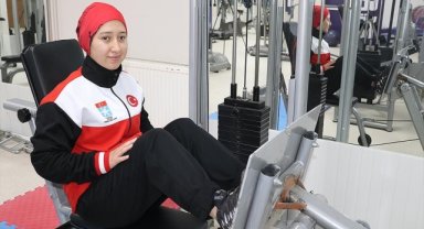 Özel sporcu Ayşe Kader, dünya şampiyonluğuna odaklandı