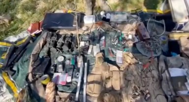 Pençe-Kilit Operasyonu bölgesinde teröristlere ait çok sayıda mühimmat ele geçirildi