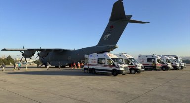 Sağlık Bakanlığı bu yıl Gazze'den 292 kişiyi tedavi için Türkiye'ye getirdi