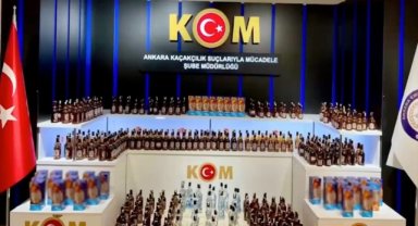 Sahte alkollü içki ticaretine yönelik 81 ilde eş zamanlı Çengel-4 operasyonu düzenlendi