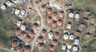 Şanlıurfa'da depremzedeler için yapılan köy konutları yükseliyor