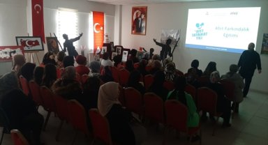 Sarıoğlan'da Afet ve Acil Durum Farkındalık Eğitimi düzenlendi