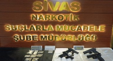 Sivas'ta uyuşturucu operasyonunda 3 şüpheli tutuklandı