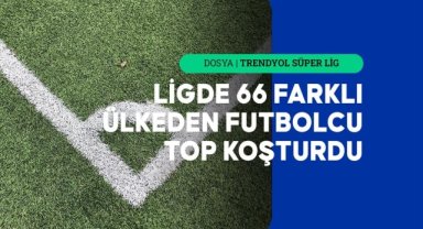 Süper Lig'in ilk bölümünde 20 takımda 524 futbolcu forma giydi