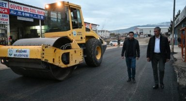 Suşehri'nde asfalt çalışmaları sürüyor 