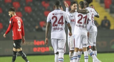 Trabzonspor deplasmanda Gaziantep FK'yi 3-1 yendi