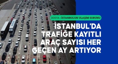 Trafiğe bir yılda 624 bin yeni araç çıktı