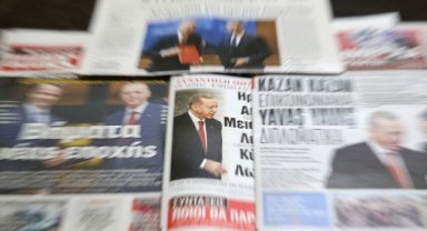 Yunan medyası, Cumhurbaşkanı Erdoğan'ın Atina ziyaretini manşetlerine taşıdı