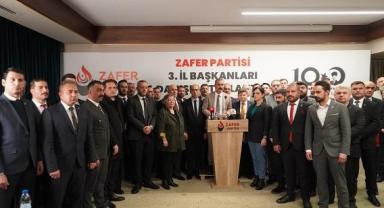 Zafer Partisi İl Başkanları'ndan basın bildirisi