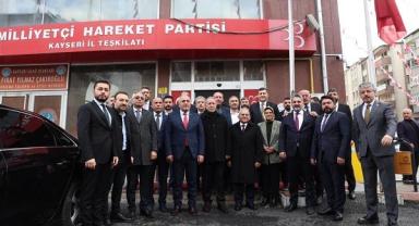 Ak Parti heyetinden MHP'ye ziyaret