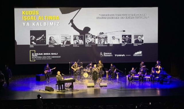 AKM'de "Kudüs İşgal Altında Ya Kalbimiz" konseri düzenlendi