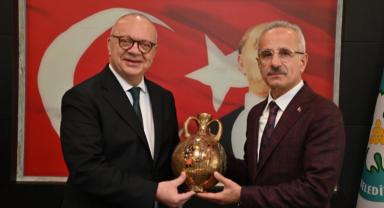 Başkan Ergün, Bakan Uraloğlu’nu ağırladı