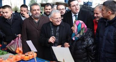 Büyükkılıç, İldem Pazarı esnafıyla buluştu