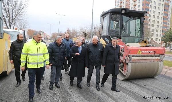 Büyükkılıç’tan 6 Milyon TL’lik asfalt yenileme çalışmalarına yakın takip