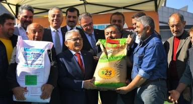 Çiftçiye 412 ton tohum desteği!
