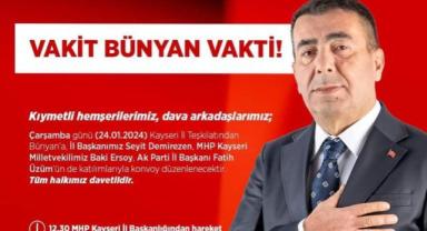 Cumhur İttifakı Bünyan'a çıkarma yapacak