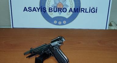 Edirne Keşan'da kuru sıkı tabanca ele geçirildi