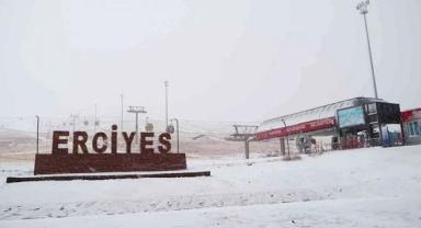 Erciyes'te kar kalınlığı 110 santimetreyi buldu!