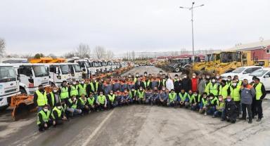 Karla mücadele için her an hazırlar!
