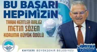 Kayseri 2023'te ödül yağmuruna tutuldu!