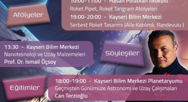 Kayseri Bilim Merkezi'nde Uzaya Yolculuk kutlaması!