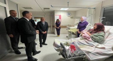 Konya'da yeni yılın ilk bebeği dünyaya geldi