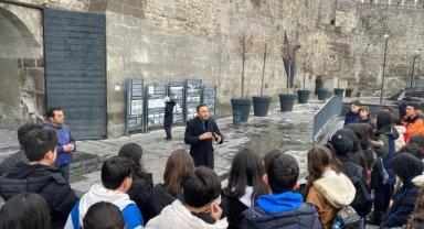 Lise öğrencilerine kültür yolu tanıtıldı