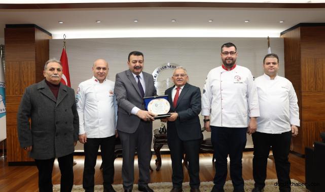 Lokantacılar ve Pastacılar Odası’ndan Başkan Büyükkılıç’a “Gastronomi” Teşekkürü
