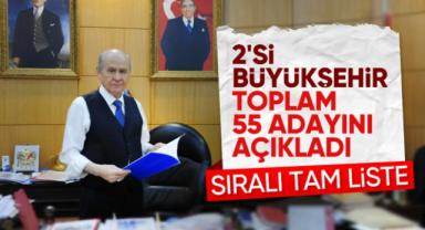 MHP 14 ilin adayını açıkladı: İşte isim isim adaylar...