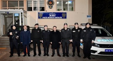 Nevşehir ve Kırşehir'de görev başındaki personelin yeni yılı kutlandı