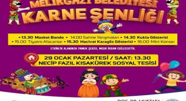 Öğrencilere karne şenliği
