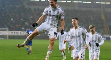 Santos'un tribünde olması bile yetti! Beşiktaş Rize'yi 4'ledi.. 