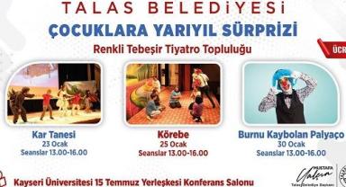 Talas'ta çocuklara karne hediyesi