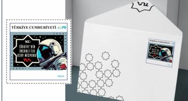 Tarihi anın günü ve saati belli oldu... Uzay misyonuna özel pul