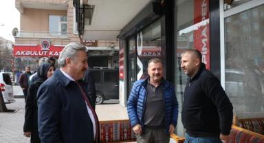 Başkan Palancıoğlu'na Hunat Mahallesi Esnafından Yoğun İlgi