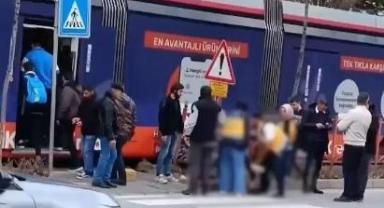 Belsin’de Tramvay Yayaya Çarptı