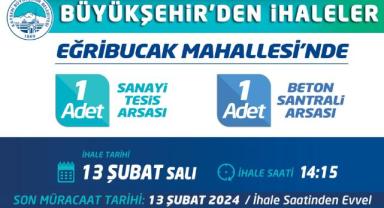 Büyükşehir’den İhaleler