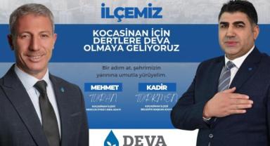 DEVA Partisi Kocasinan Belediye Meclis Üyeleri aday listeleri açıklandı