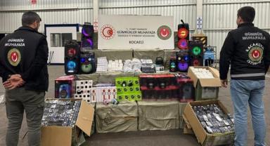 Gümrük Muhafaza ekiplerince 508 milyon lira değerinde kaçak eşya ve araç ele geçirildi