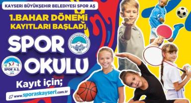 Spor A.Ş. Bahar Dönemi Kayıtları Başladı