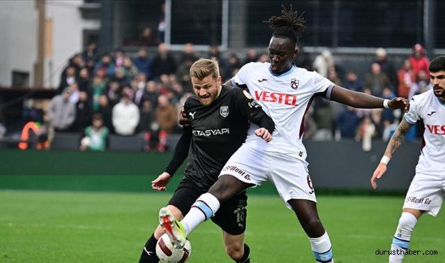 Trabzonspor, Siltaş Yapı Pendikspor'u 2-0 mağlup etti