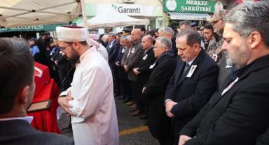 AK Parti Kayseri İl Başkanı Fatih Üzüm, şehide son görevini yerine getirdi