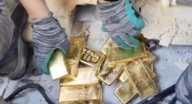 Bakan Yerlikaya, Van'da 88 kilogram kaçak külçe altın ele geçirildiğini duyurdu