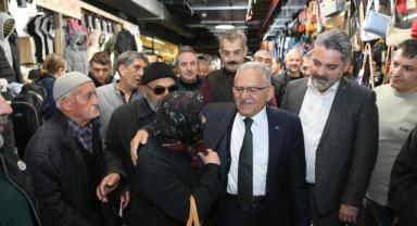 Başkan Büyükkılıç’a Yeraltı Çarşısı Esnafından Tam Destek