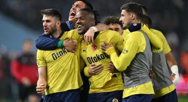 Fenerbahçe, Trabzonspor deplasmanında üç puanı 3 golle aldı