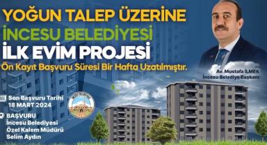 İncesu’da İlk Evim projesine yoğun ilgi