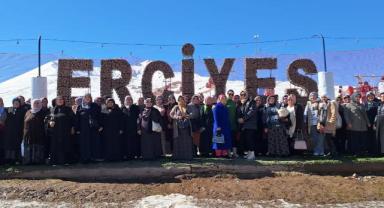 KAYMEK’ten Erciyes Dağı’na Hiç Gitmeyen 55 Kadına Jest