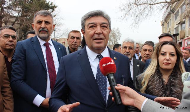 Milletvekili Dursun Ataş, “31 Mart’ta ipi göğüsleyeceğiz, Kayseri’ye İYİ geleceğiz”
