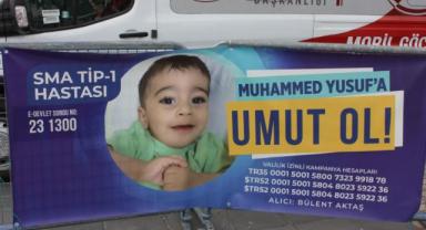 SMA ile mücadele eden Muhammed Yusuf bebek destek bekliyor