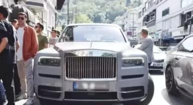 Arda Turan'ın eşi Aslıhan Doğan 2.1 milyon euroluk arabasıyla şov yaptı